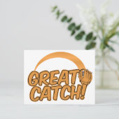 GROSSER FANG! Postkarte (Stehend Vorderseite)