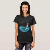 Großer Fang von Hecht T-Shirt (Vorne ganz)
