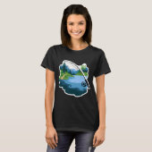 Großer Fang von Hecht T-Shirt (Vorne ganz)