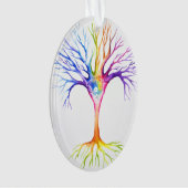 Großer farbenfroher neuronaler Baum Ornament (Vorderseite)