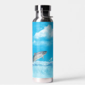 Großer Fisch aus dem Wasser Trinkflasche (Links)