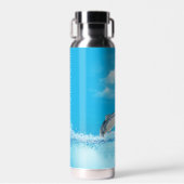 Großer Fisch aus dem Wasser Trinkflasche (Vorne)