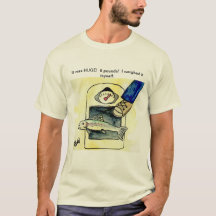 Großer Fisch-Fibel-Fun-Shirt