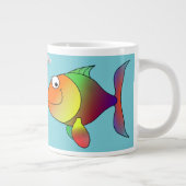 GROSSER FISCH, KLEINER POND - Jumbo-Tasse (Rechts)