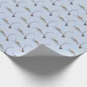 großer Fisch online Geschenkpapier (Ecke)