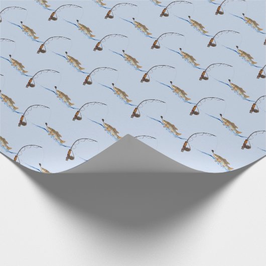 großer Fisch online Geschenkpapier (Ecke)