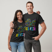 großer Fisch T-Shirt (Unisex)