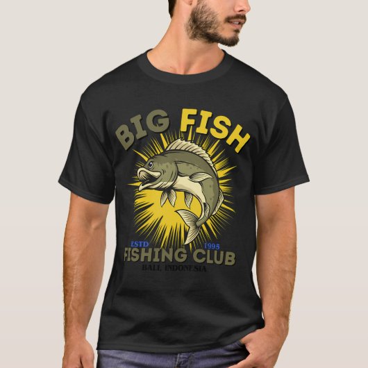 Großer Fisch T-Shirt (Vorderseite)