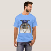 Großer Floppa Rapper Freund T-Shirt (Vorne ganz)