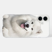 GROSSER FLUSS WEISS SAMOYED HUND Case-Mate iPhone HÜLLE (Rückseite (Horizontal))