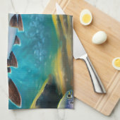 Großer Forellenfisch! Küchentücher (Viertel Falte)