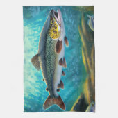 Großer Forellenfisch! Küchentücher (Vertikal)