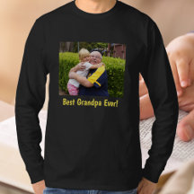 Großer Foto T - Shirt Weihnachtsgeschenk Großer Va