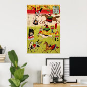 Grosser französischer Zirkus auf dem Schokonsha-Ge Poster (Heimbüro)