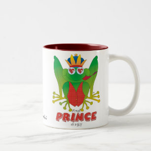 Großer Frosch-Prinz Mug Zweifarbige Tasse