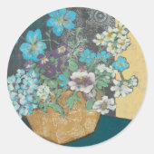 Großer Frühling I Runder Aufkleber (Vorderseite)