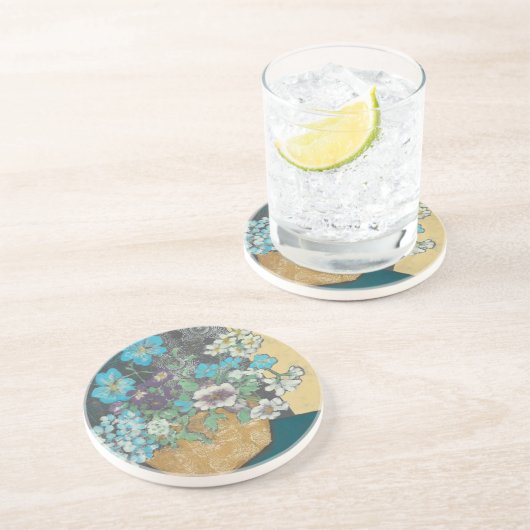 Großer Frühling I Sandstein Untersetzer (Seite)