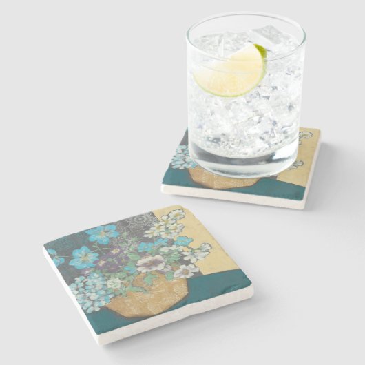 Großer Frühling I Steinuntersetzer (Seitenansicht)