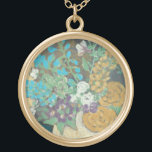 Großer Frühling II Vergoldete Kette<br><div class="desc">floral</div>