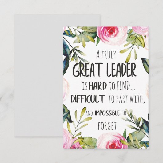 Großer Führer Gift große Führerfreiheitsziele Powe (Vorne/Hinten)