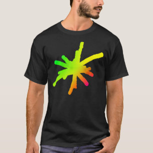 Großer Funke - Tye-Dye-Effekt T-Shirt