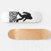 Großer Fuß gegangenes squatchin Skateboard (Horizontal)