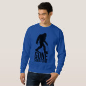 Großer Fuß gegangenes squatchin Sweatshirt (Vorne ganz)