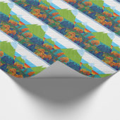 Großer Fuß Geschenkpapier (Ecke)