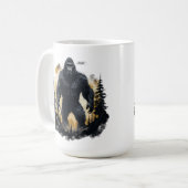 Grosser Fuß im Wald Kaffeetasse (Vorderseite Links)