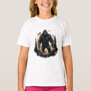 Grosser Fuß im Wald T-Shirt
