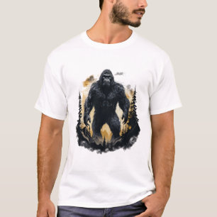 Grosser Fuß im Wald T-Shirt