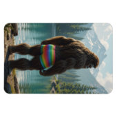 großer Fuß LGBTQ Magnet (Horizontal)