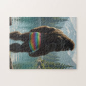 großer Fuß LGBTQ Puzzle (Horizontal)