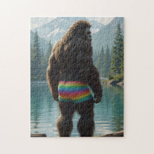 großer Fuß LGBTQ Puzzle (Vertikal)