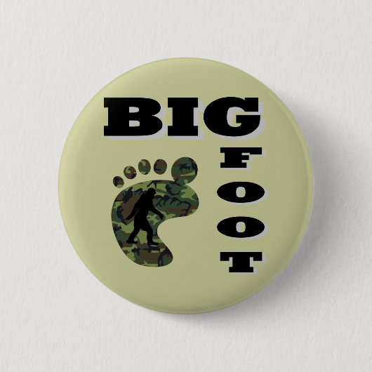 Großer Fuß mit Fußlogo Button (Vorderseite)