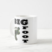 Großer Fuß mit Fußlogo Kaffeetasse (Vorderseite Links)