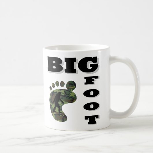 Großer Fuß mit Fußlogo Kaffeetasse (Rechts)