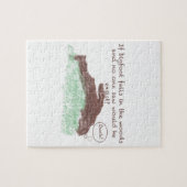 Großer Fuß Puzzle (Horizontal)