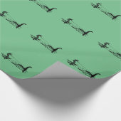 Großer Fuß und Nessie Geschenkpapier (Ecke)