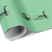 Großer Fuß und Nessie Geschenkpapier (Rolleneckpunkt)