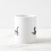 Großer Fuß und Nessie Kaffeetasse (Mittel)