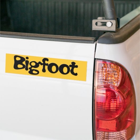 Großer Fußnotentext Autoaufkleber (Auf Lkw)