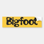 Großer Fußnotentext Autoaufkleber (Vorne)