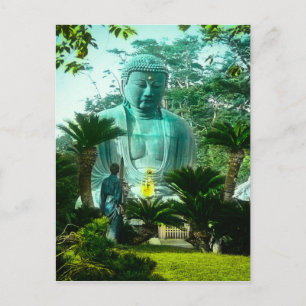 Großer Gaibutsu im Kamakura Riesenbuddha Japan Postkarte