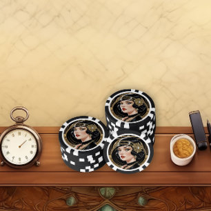Großer Gatsby Glamour Pokerchips