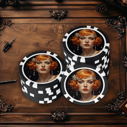 Großer Gatsby Glamour Pokerchips