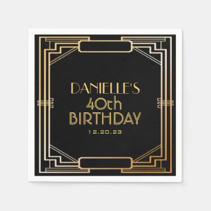 Großer Gatsby Serviette