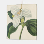 Großer geblühter Trillium Keramikornament (Links)