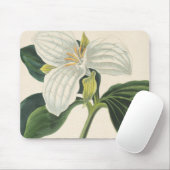 Großer geblühter Trillium Mousepad (Mit Mouse)