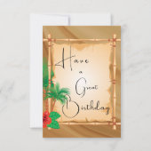 Großer Geburtstag Karte (Vorderseite)